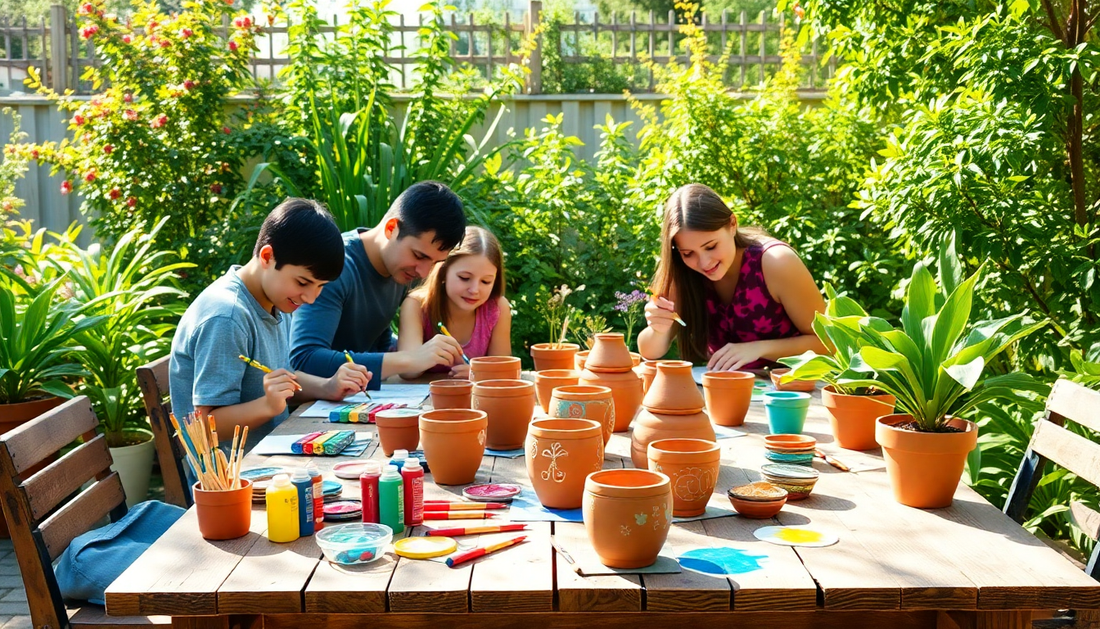 How to Paint Your Own Terracotta Planters – A DIY Weekend for Sarjapur Families