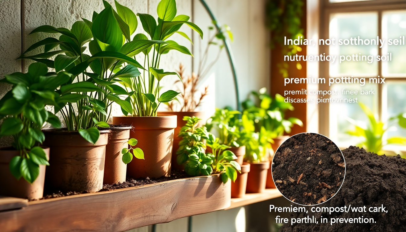 The Best Potting Mix for Indoor Plants to Prevent Diseases – Idyl