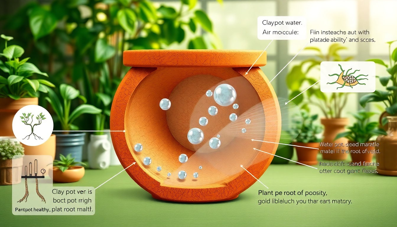 The Science Behind Clay Pot Breathability and Plant Health