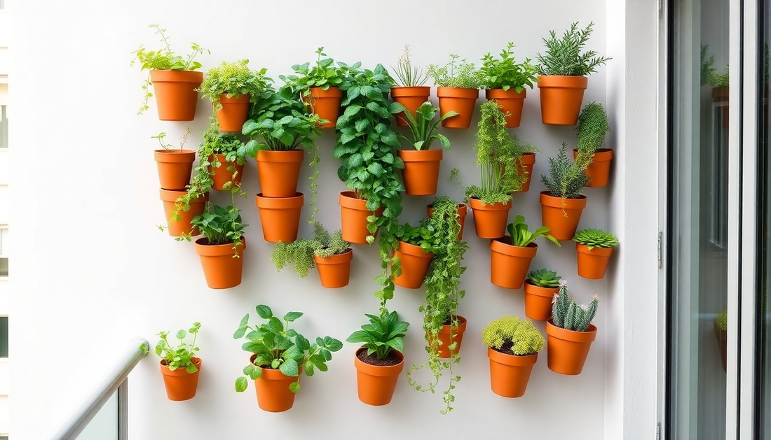 Elevate Your Space: Vertical Gardening with Terracotta Pots in Compact Sarjapur Apartments