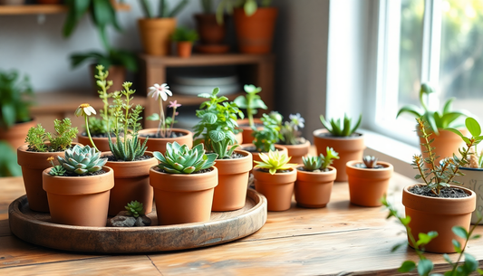 Elevate Your Indoor Space with Miniature Clay Pots: A Guide to Creating a Stunning Tabletop Garden in HSR Layout
