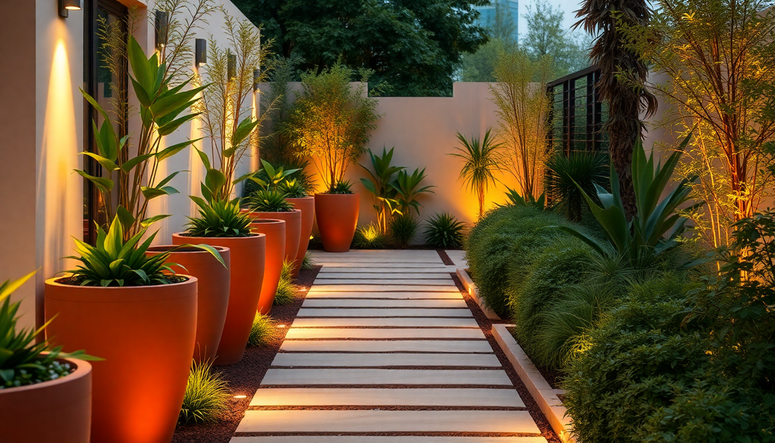 Elevate Your Outdoor Oasis: Illuminating Terracotta Planters for a Captivating HSR Layout Garden
