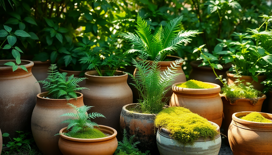 Elevate Your Shady Oasis: The Best Clay Pots for Ferns and Mosses