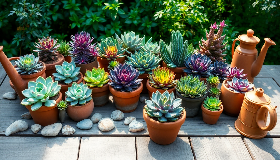 Elevate Your Outdoor Space: Crafting a Stunning Succulent Garden in Clay Pots
