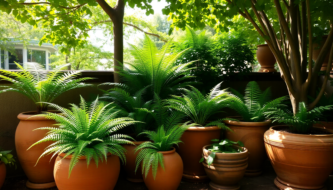 Elevate Your Shady Garden with the Perfect Clay Pots for Ferns