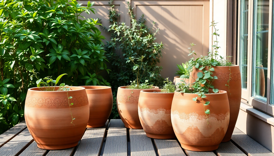 Sarjapur Gardeners' Favourite: Idyl's New Collection of Designer Terracotta Planters