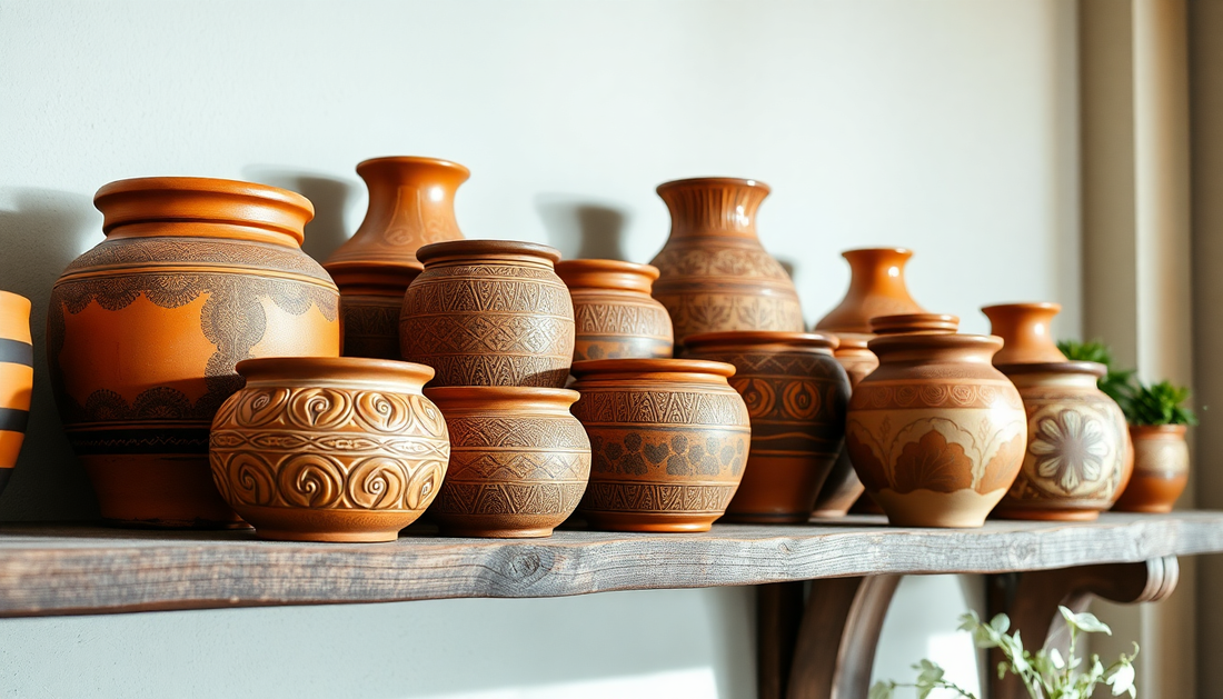 Elevate Your HSR Layout Home with Stunning Decorative Clay Pots from Idyl