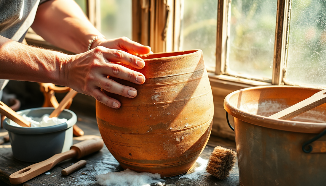 Reviving Grimy Clay Pots: A Step-by-Step Guide