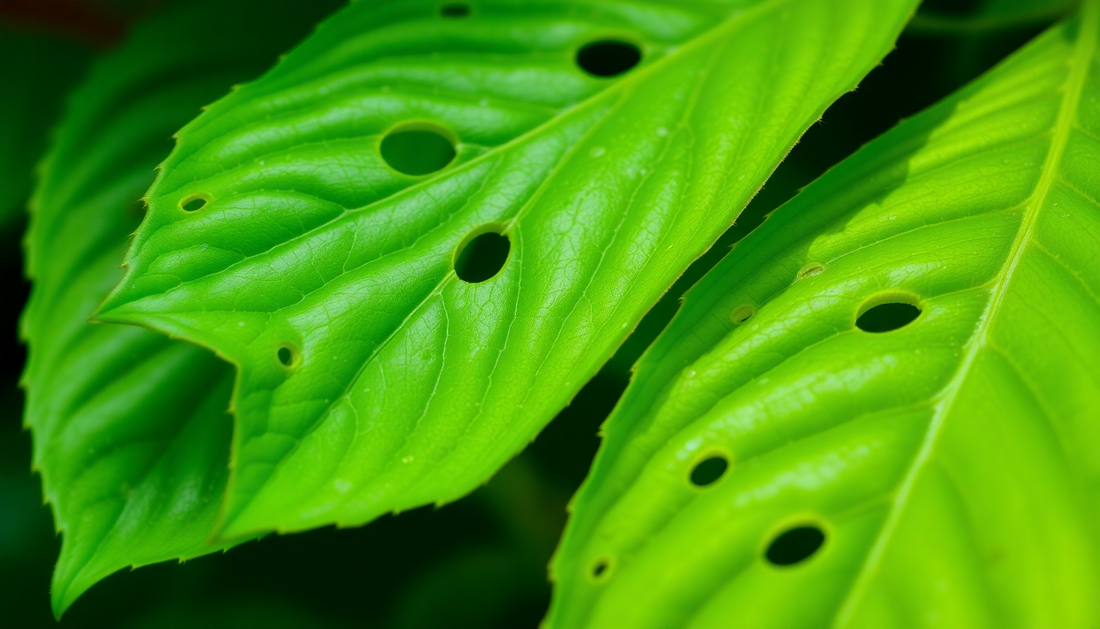 What Are These Tiny Holes on My Indoor Plant Leaves?
