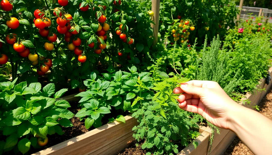 Elevate Your Vegetable Garden with the Power of Herbs
