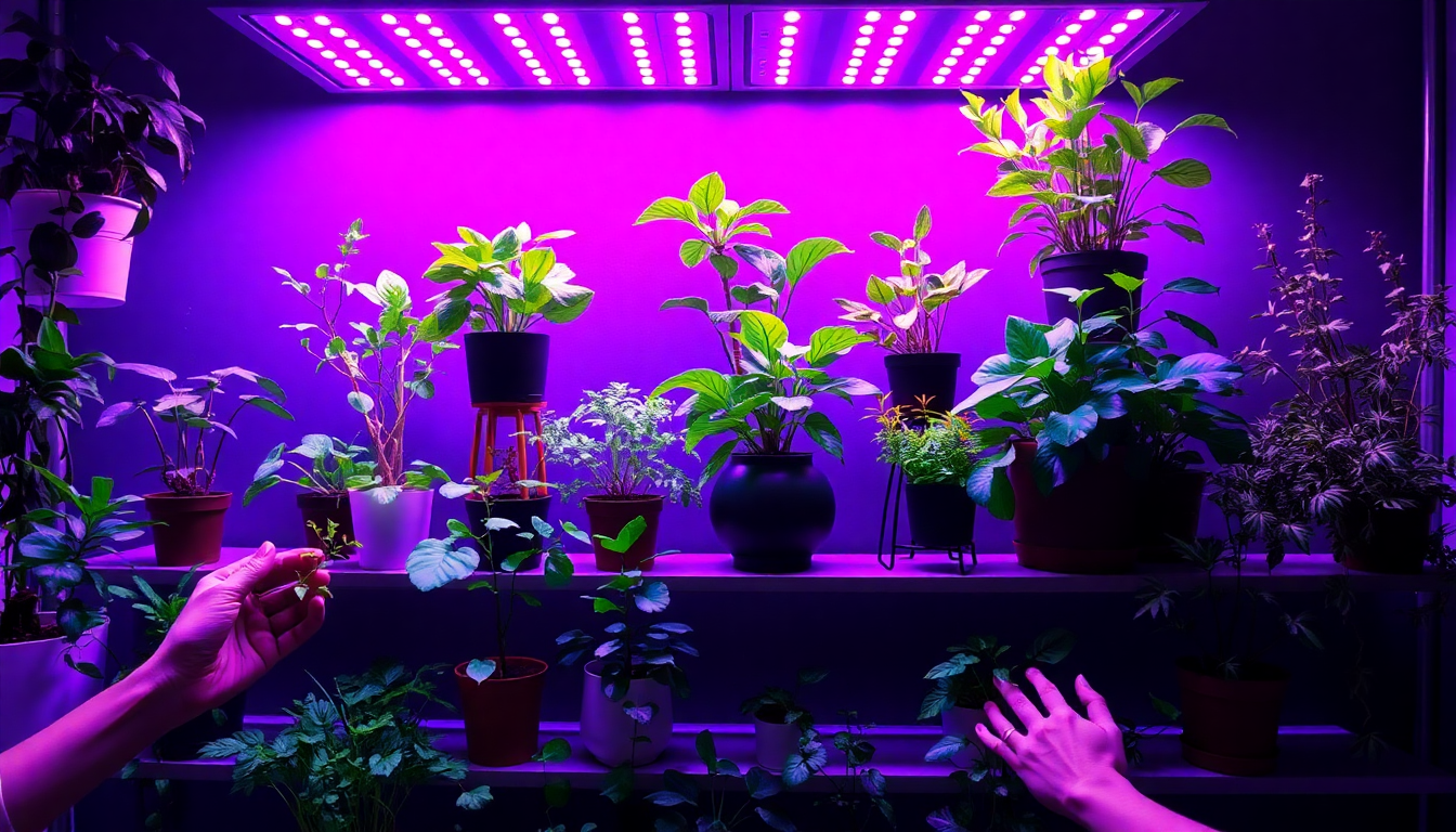 Thriving in the Dark A Guide to Growing Indoor Plants with Artificial