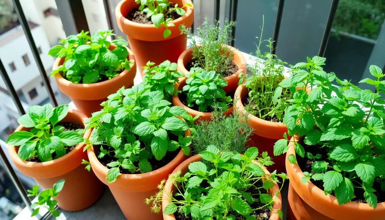 5 Herbs You Can Easily Grow in Clay Pots on Your HSR Layout Balcony