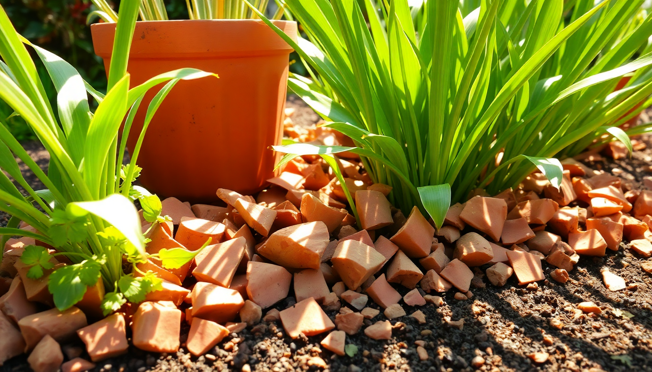 Upcycle Clay Pot Shards into Gorgeous Garden Mulch