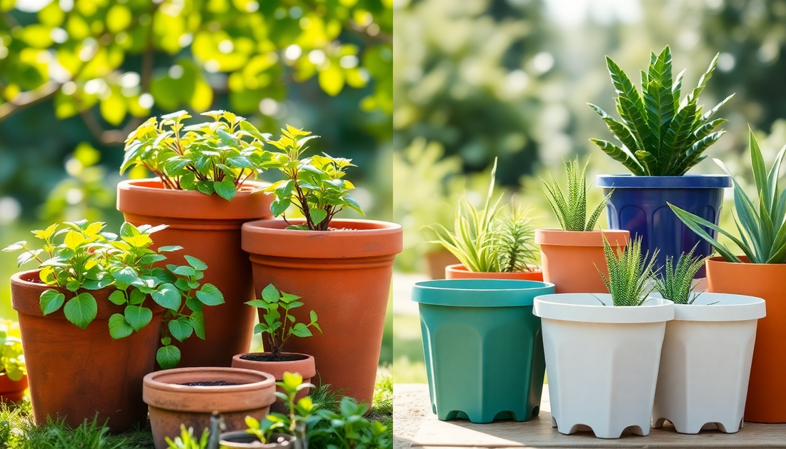Terracotta Pots vs Plastic – Which is Better for Sarjapur Gardeners?