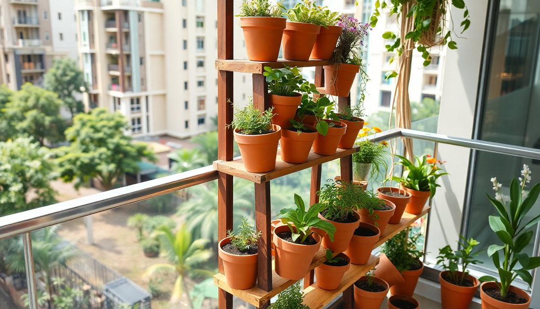 How to Build a Tiered Terracotta Planter Stand for HSR Layout Balconies