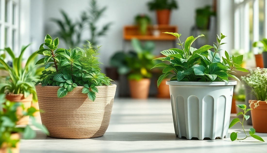 Fiber Pots vs. Plastic Pots: Which One is Best for Your Plants?