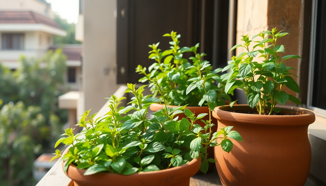 Growing Tulsi in Terracotta Pots – A Sarjapur Balcony Ritual with Idyl