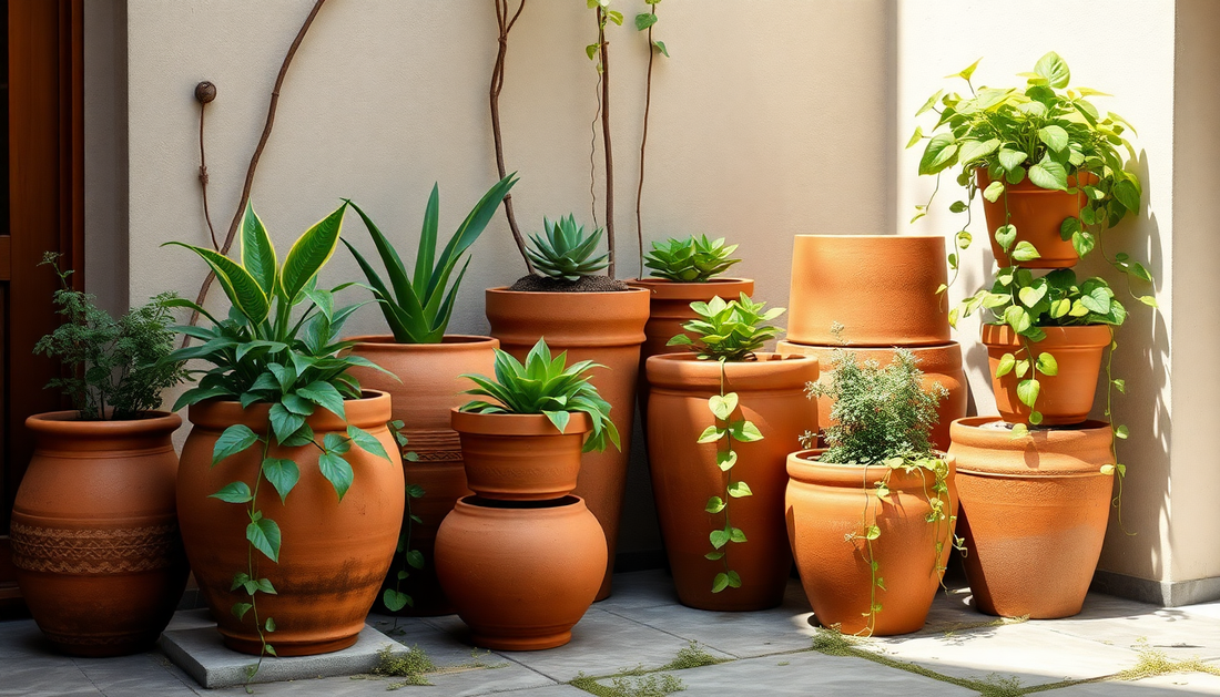 How to Create a Rustic Corner Using Terracotta Planters – Idyl Tips for Sarjapur Homes