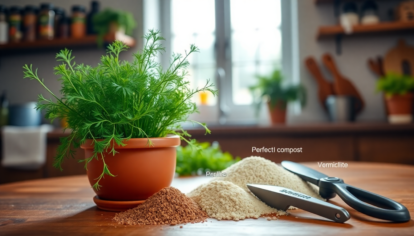 Cultivating Dill Indoors: Crafting the Perfect Soil Blend