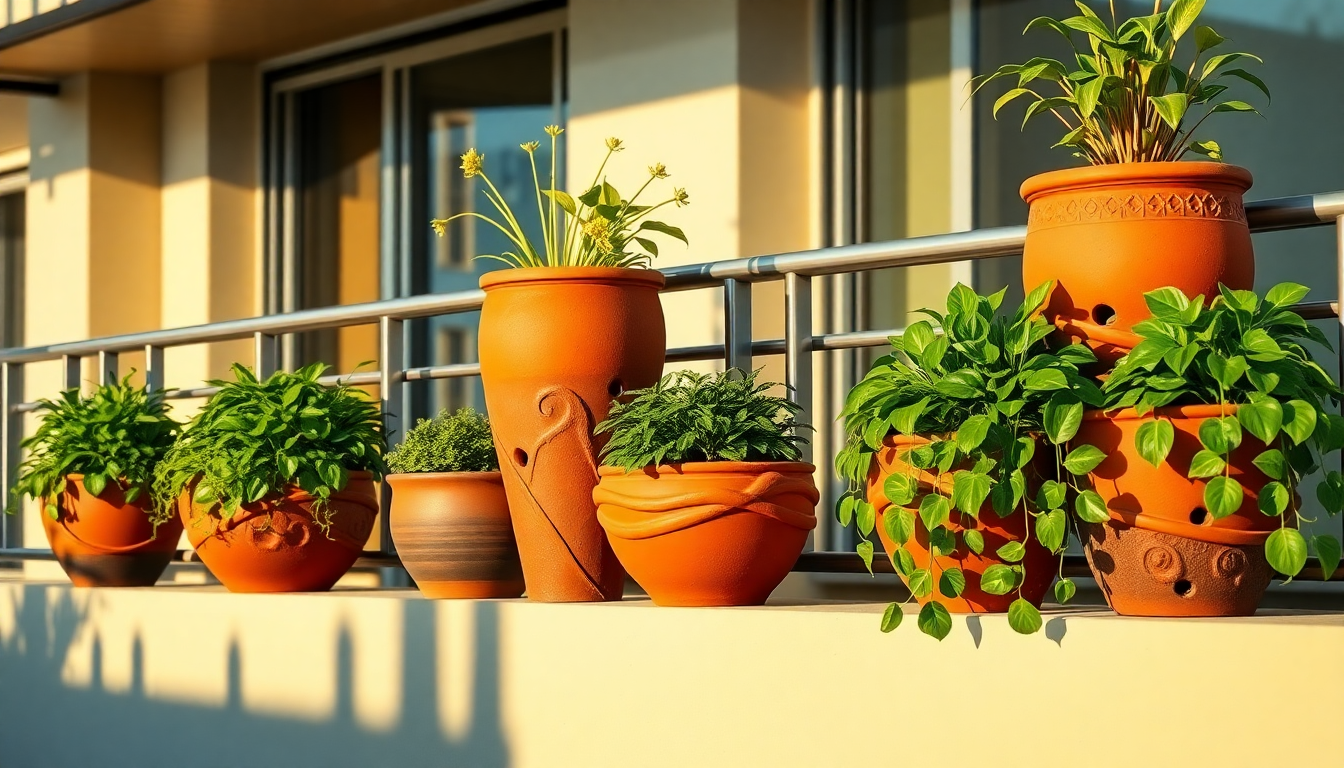 Top 5 Terracotta Planters for Sarjapur Balconies That Look Stunning