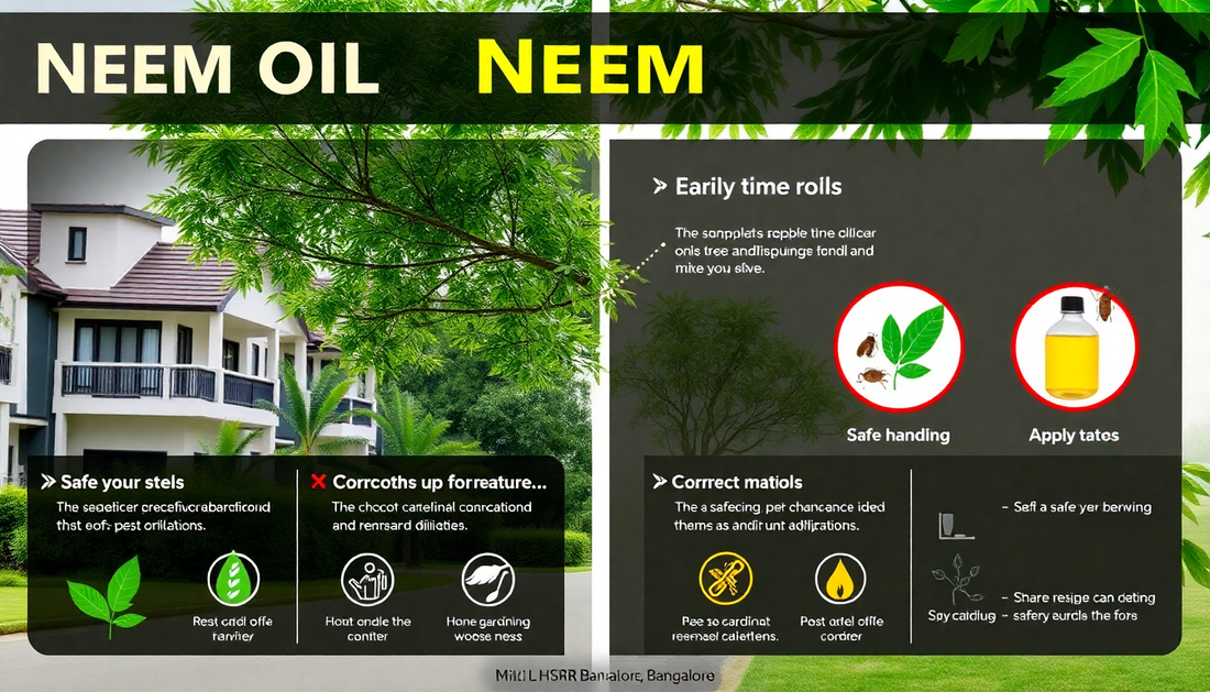 Neem Oil Dos and Don'ts – Beginner's Guide for HSR Layout Homes