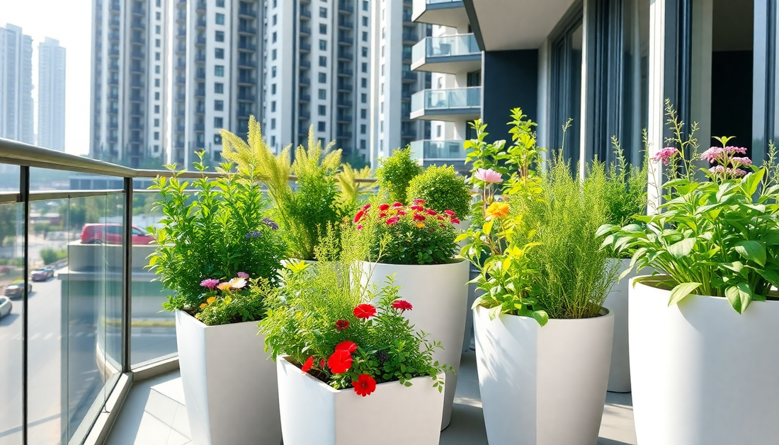 Elevate Your Balcony Garden: The Best Idyl Fiber Planters for High-Rise Apartments in Sarjapur Road