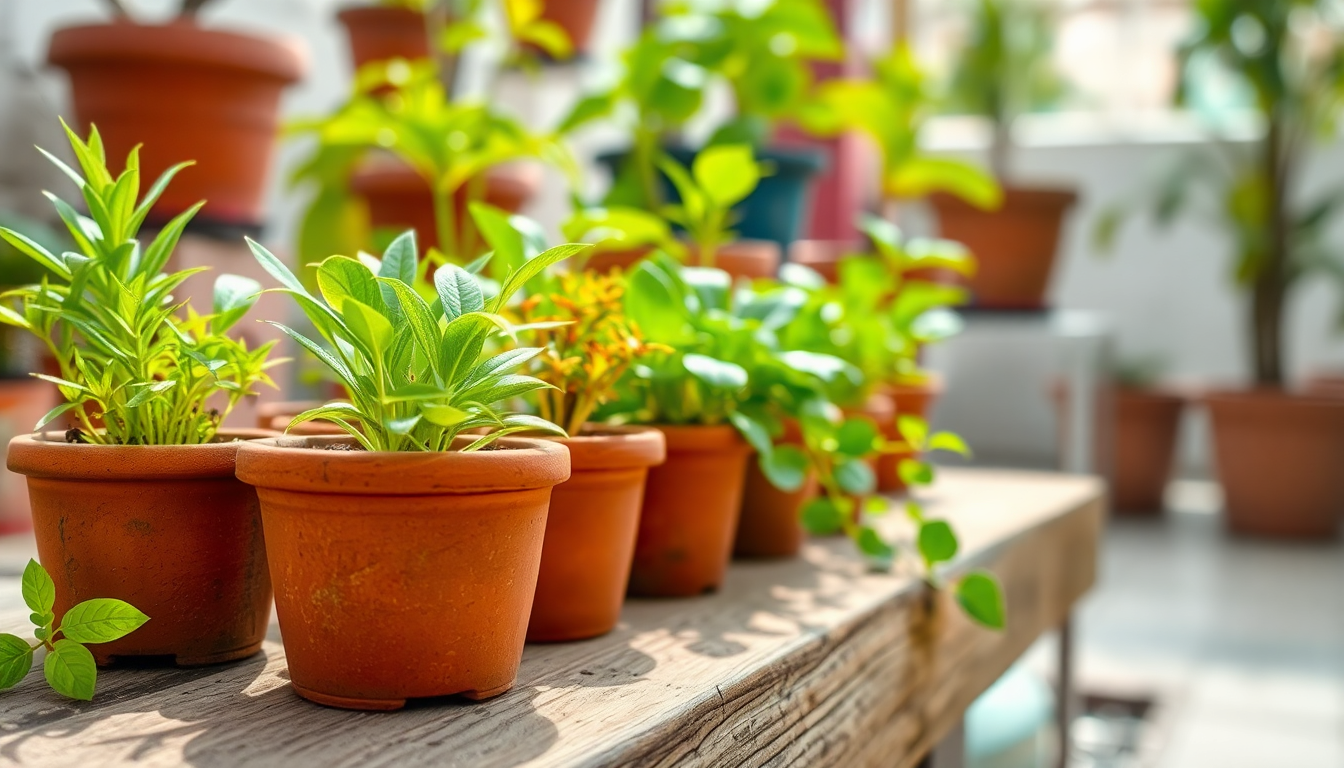 Cultivating a Lush Oasis: Choosing the Right Plants for Small Terracotta Pots in Sarjapur