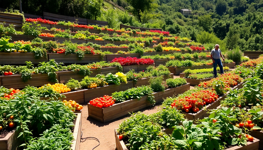 Conquering the Slope: Creating a Thriving Vegetable Garden on Uneven Terrain