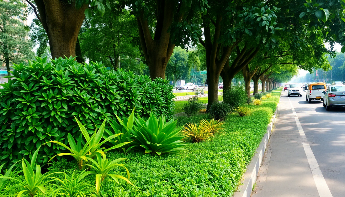 Breathe Easy: The Best Plants to Control Pollution Near Busy Roads in HSR Layout