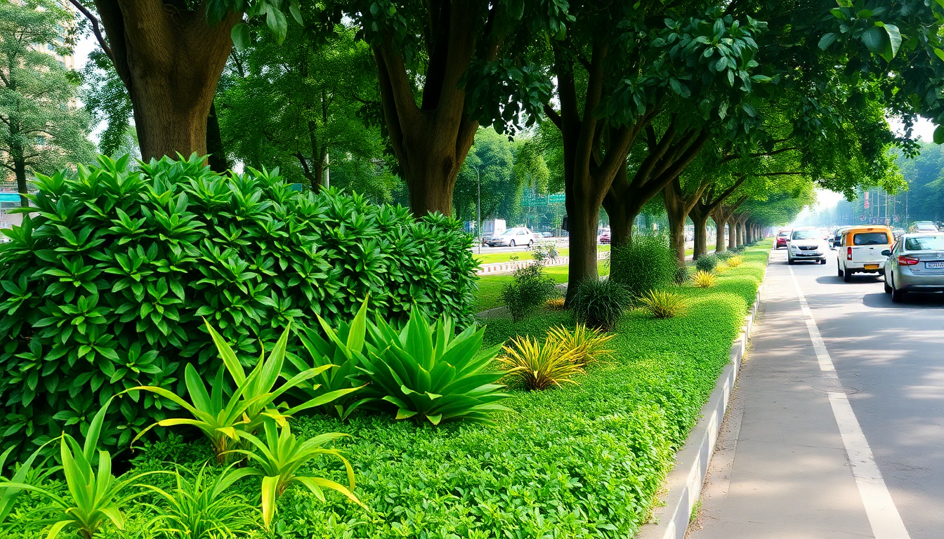 Breathe Easy: The Best Plants to Control Pollution Near Busy Roads in HSR Layout