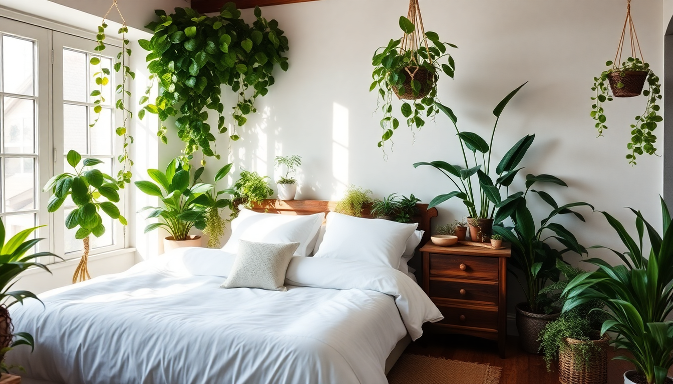 Transforming Your Bedroom into a Lush, Cozy Oasis with Indoor Plants