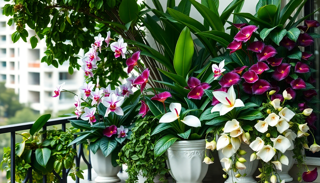 Elevate Your Balcony with the Best Shade-Loving Tropical Flowers from Idyl
