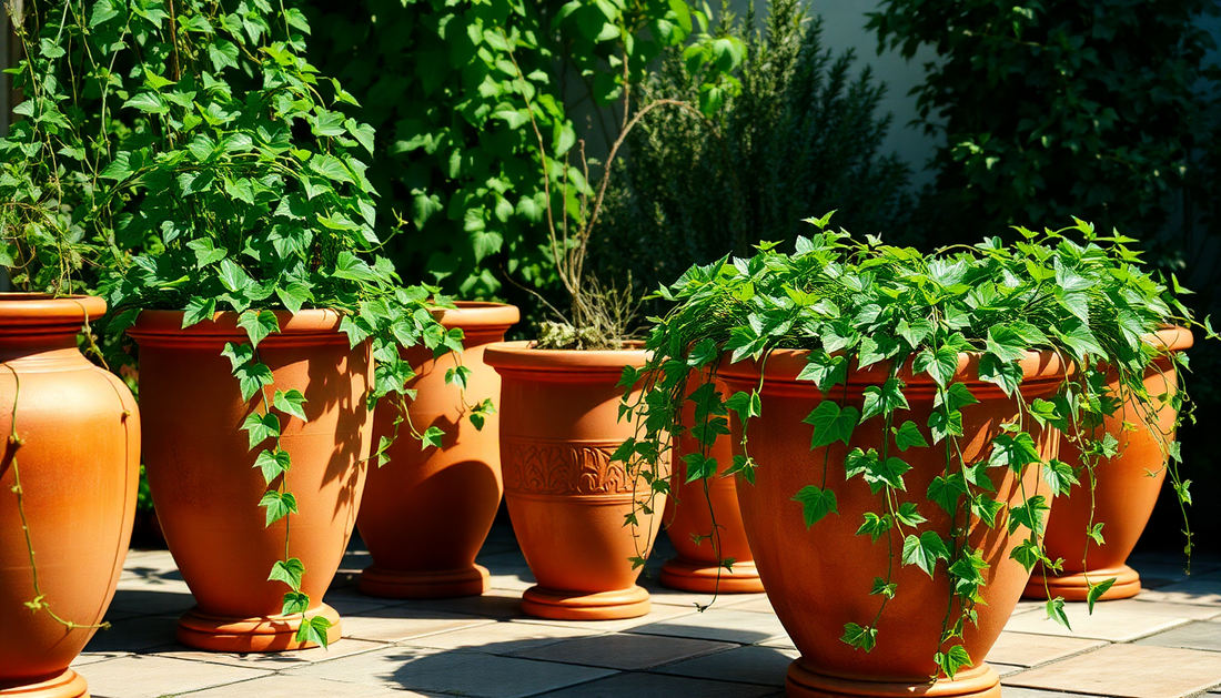 Elevate Your Outdoor Oasis: The Best Terracotta Planters for Growing Ivy and Climbers