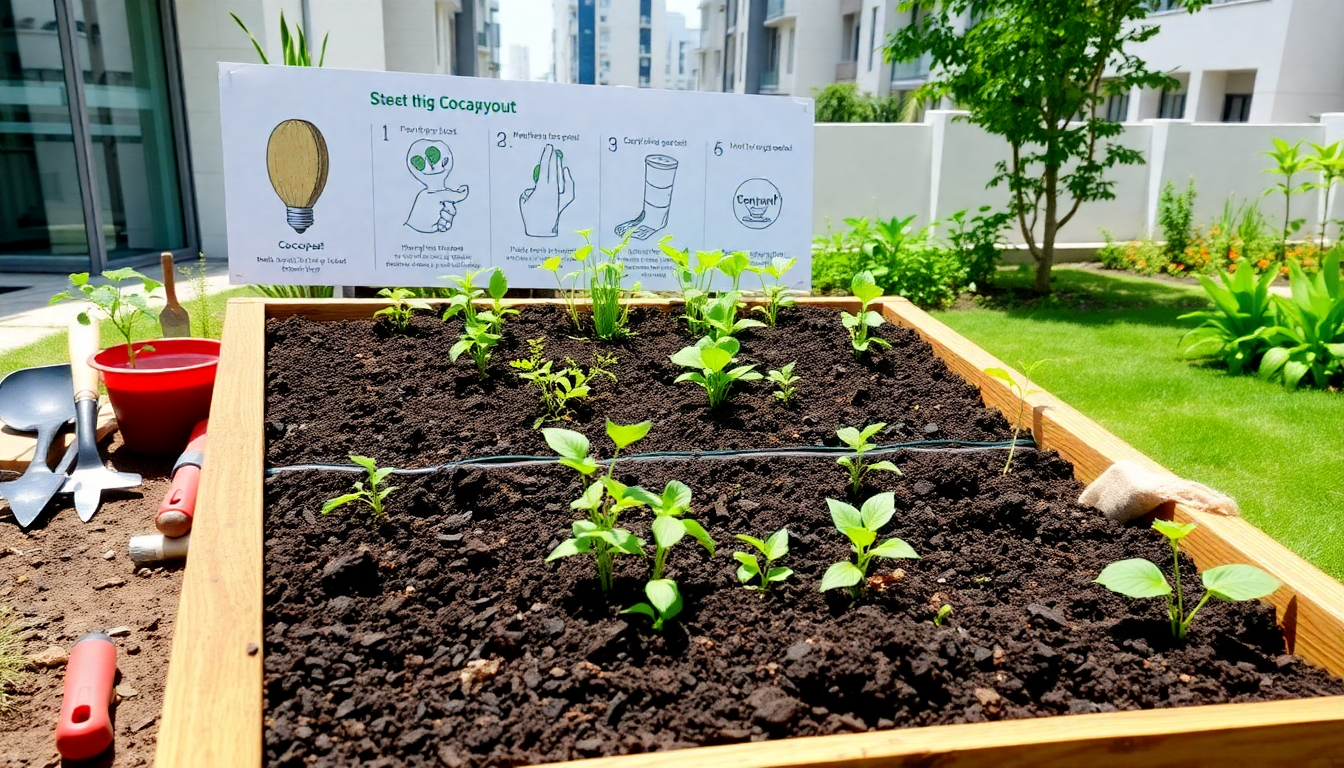 Elevate Your Garden with Cocopeat: A Step-by-Step Guide to Building a Raised Bed in HSR Layout