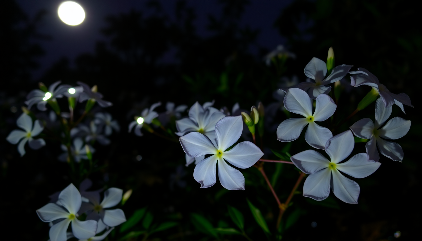 Enchanting Nighttime Blooms: Discover the Best Fragrant Flowers for Your Sarjapur Road Garden with Idyl