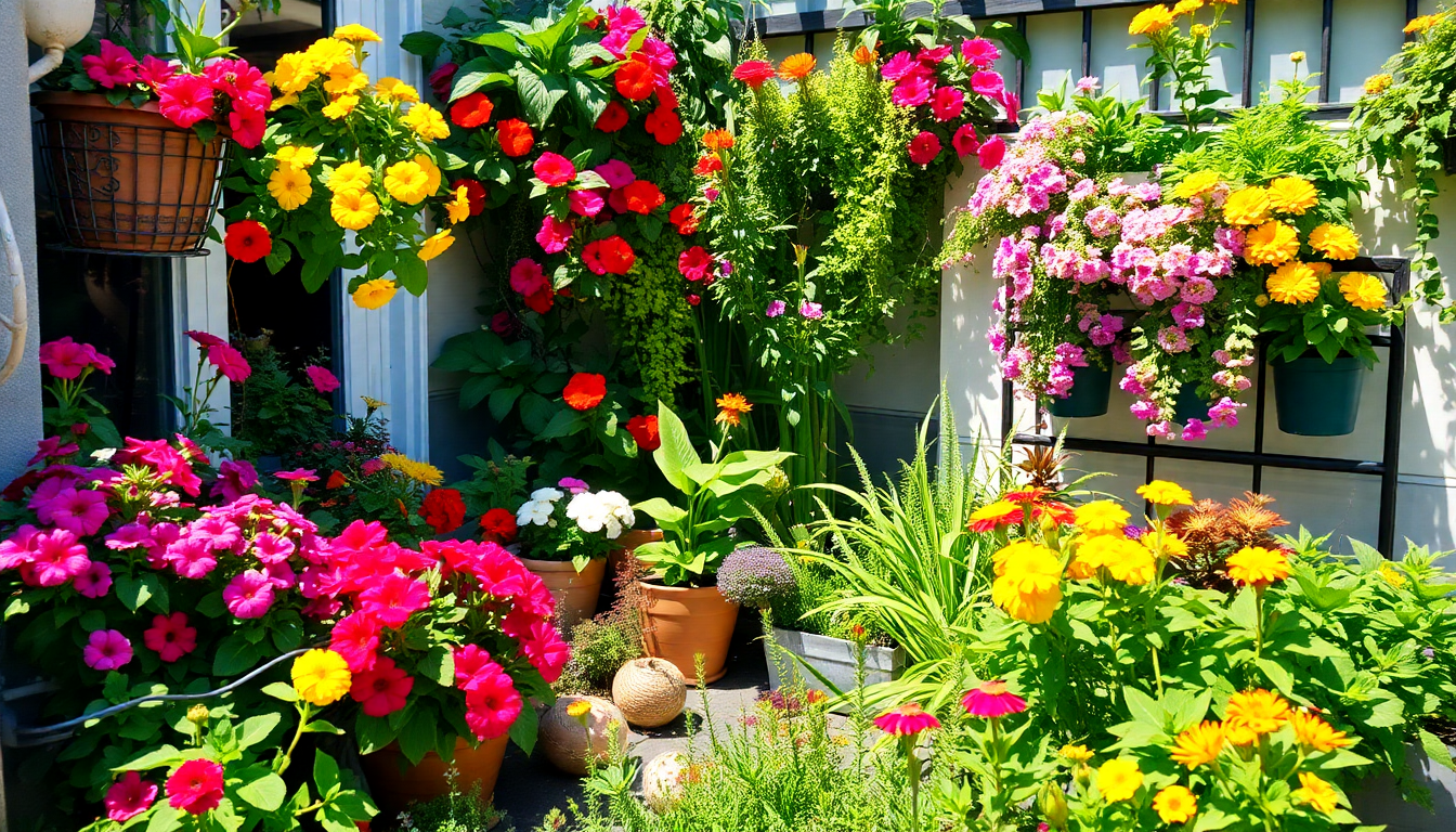 Colourful Summer Plants to Brighten Small Spaces
