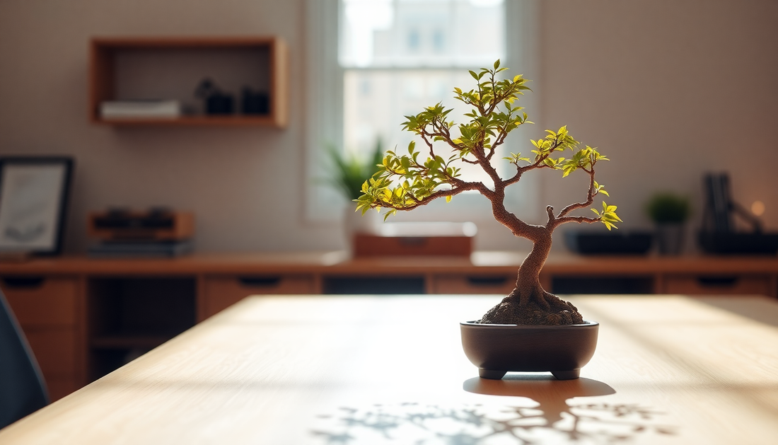 Bring the Serenity of Nature to Your Desk: Mini Bonsai Trees for Your Workspace