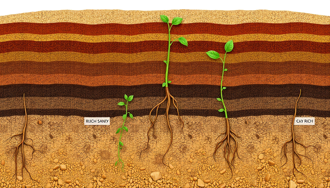 How Soil Texture Influences Root Growth Direction