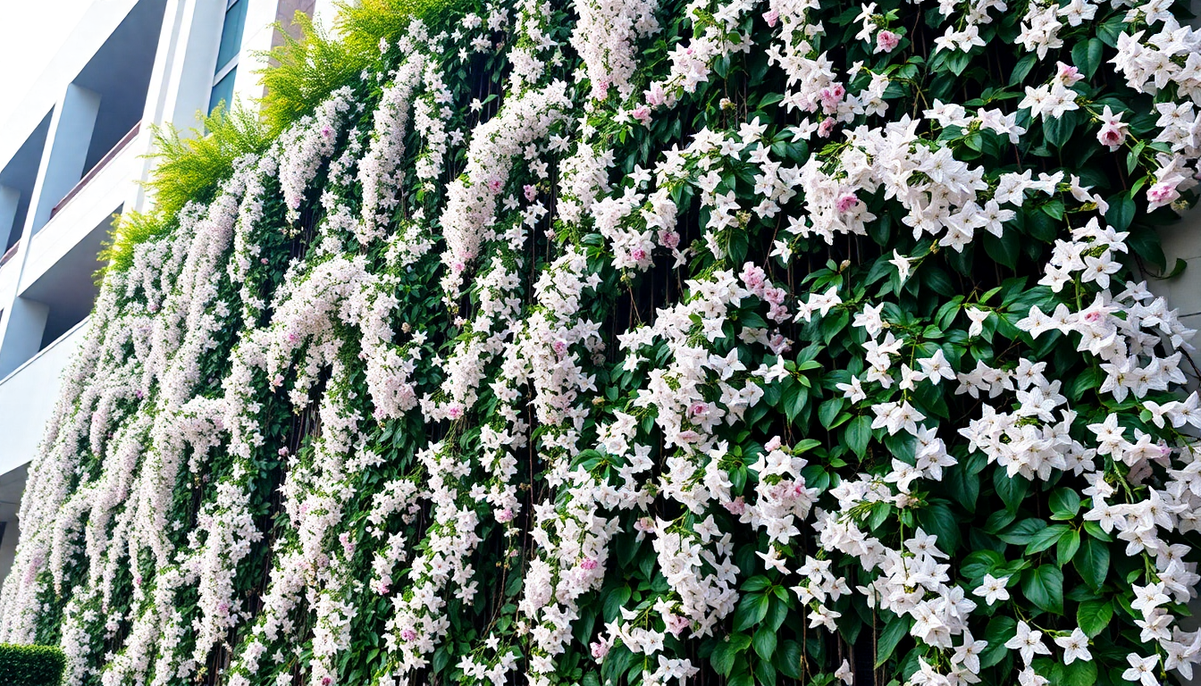 Elevate Your HSR Layout Walls with Stunning Winter-Flowering Climbers from Idyl