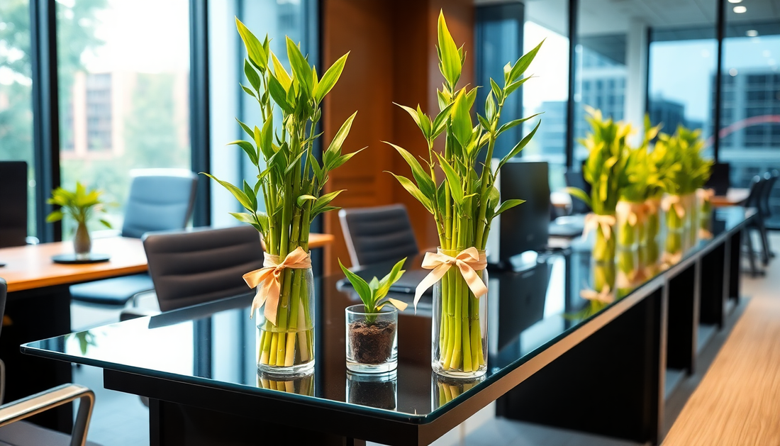 Festive Lucky Bamboo Gifts for Office Clients in Bangalore by Idyl