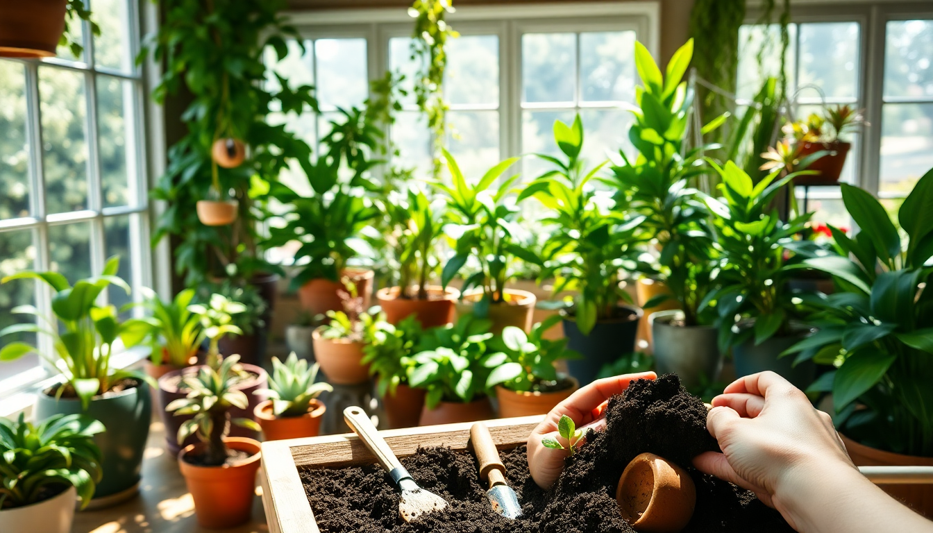 The Perfect Potting Mix for Your Air-Purifying Plants