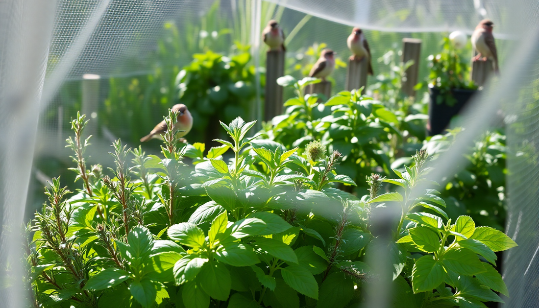 Keeping Birds at Bay: Protecting Your Herb Garden from Feathered Foragers