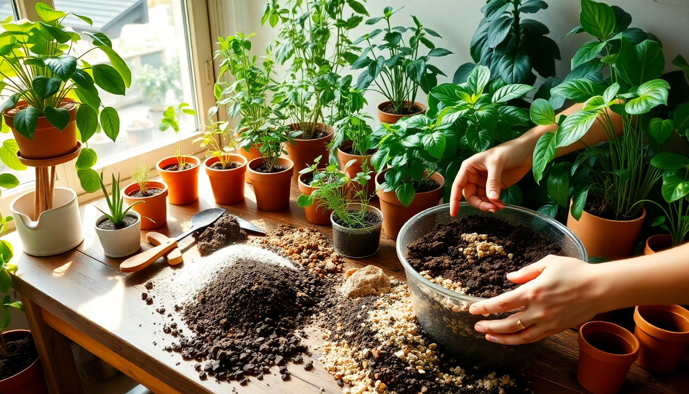 The Beginner's Guide to Homemade Potting Mix: Unlock the Secret to Thriving Indoor Plants