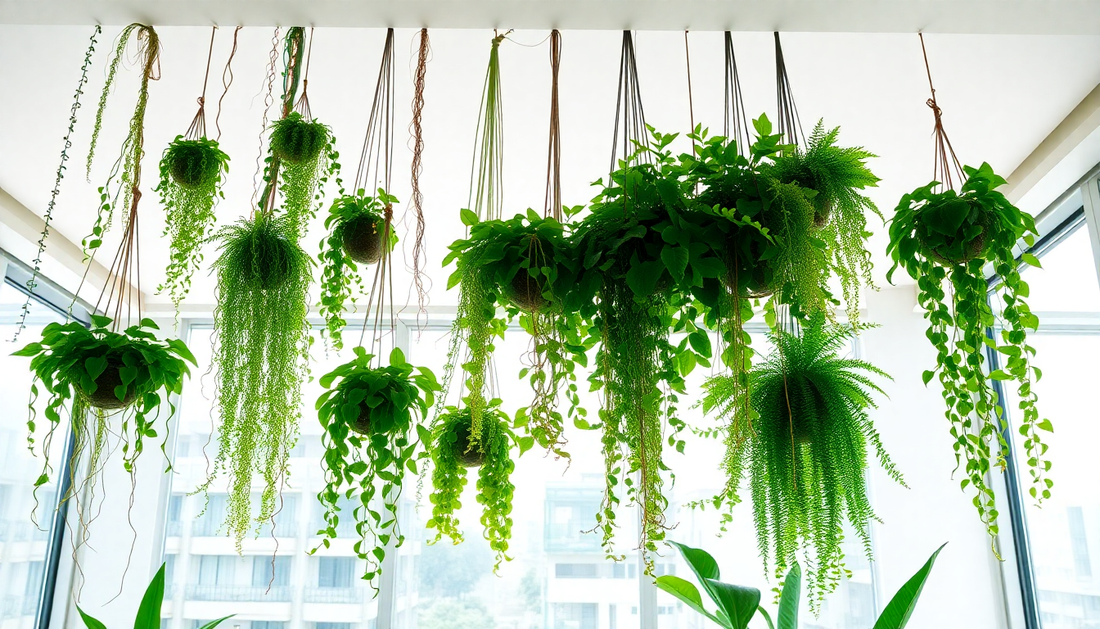 Top 10 Hanging Plants for Small Space Gardening in Sarjapur