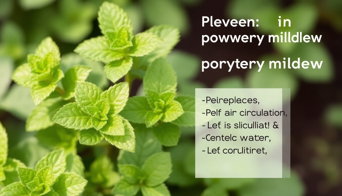 Preventing Powdery Mildew on Your Mint Plants: A Comprehensive Guide