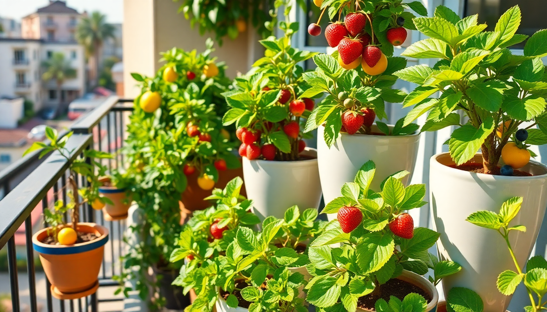 Fruit Plants That Also Work as Ornamental Balcony Decor