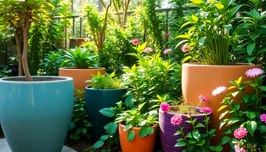 Elevate Your Sarjapur Road Garden with Idyl's Vibrant Planters