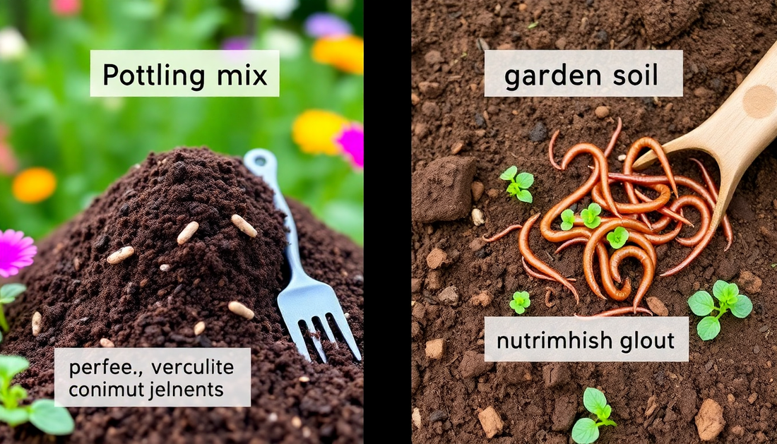 Potting Mix vs. Garden Soil: What's the Difference?