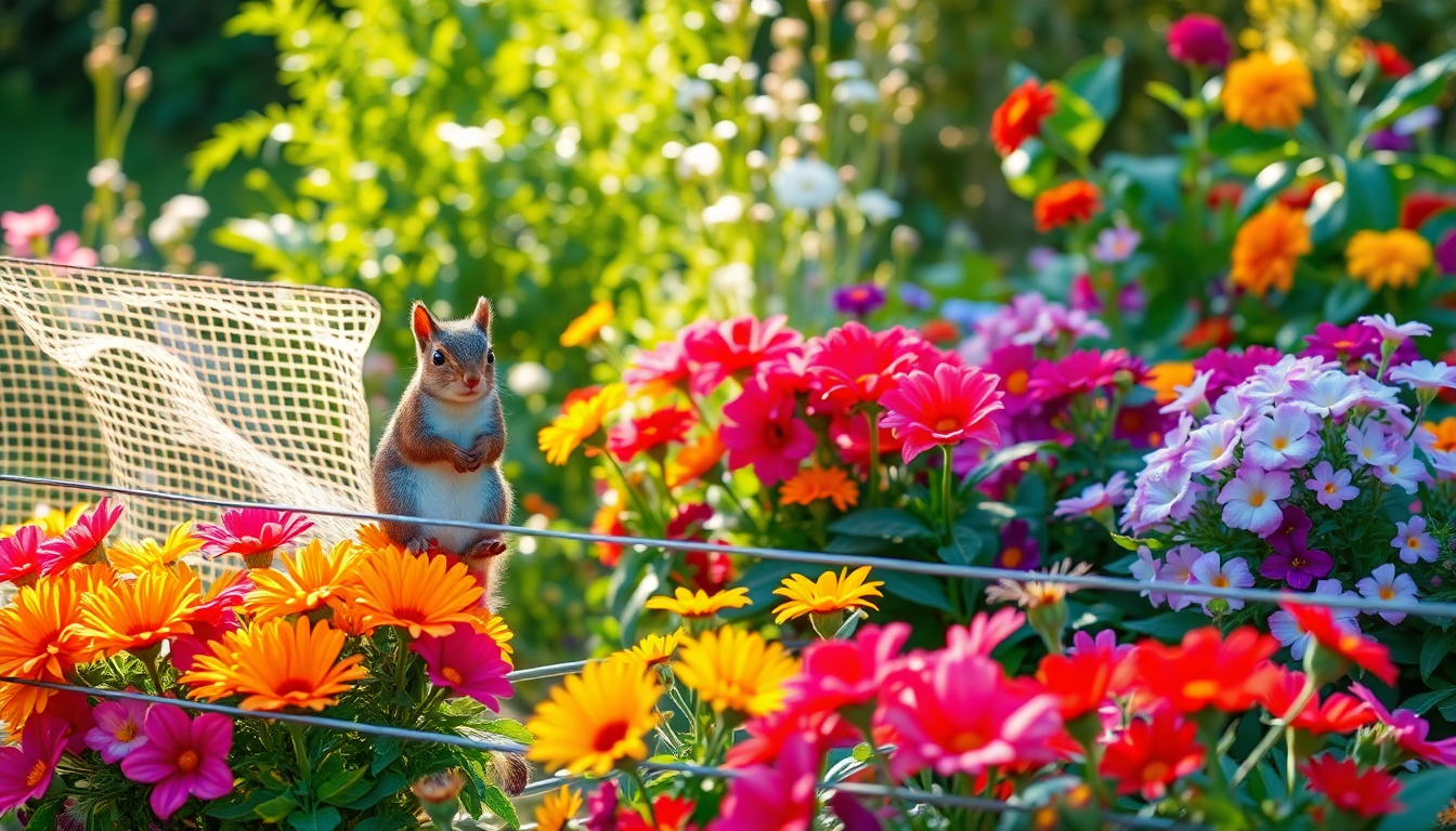 Keeping Squirrels at Bay: Protecting Your Flower Beds from Furry Intruders
