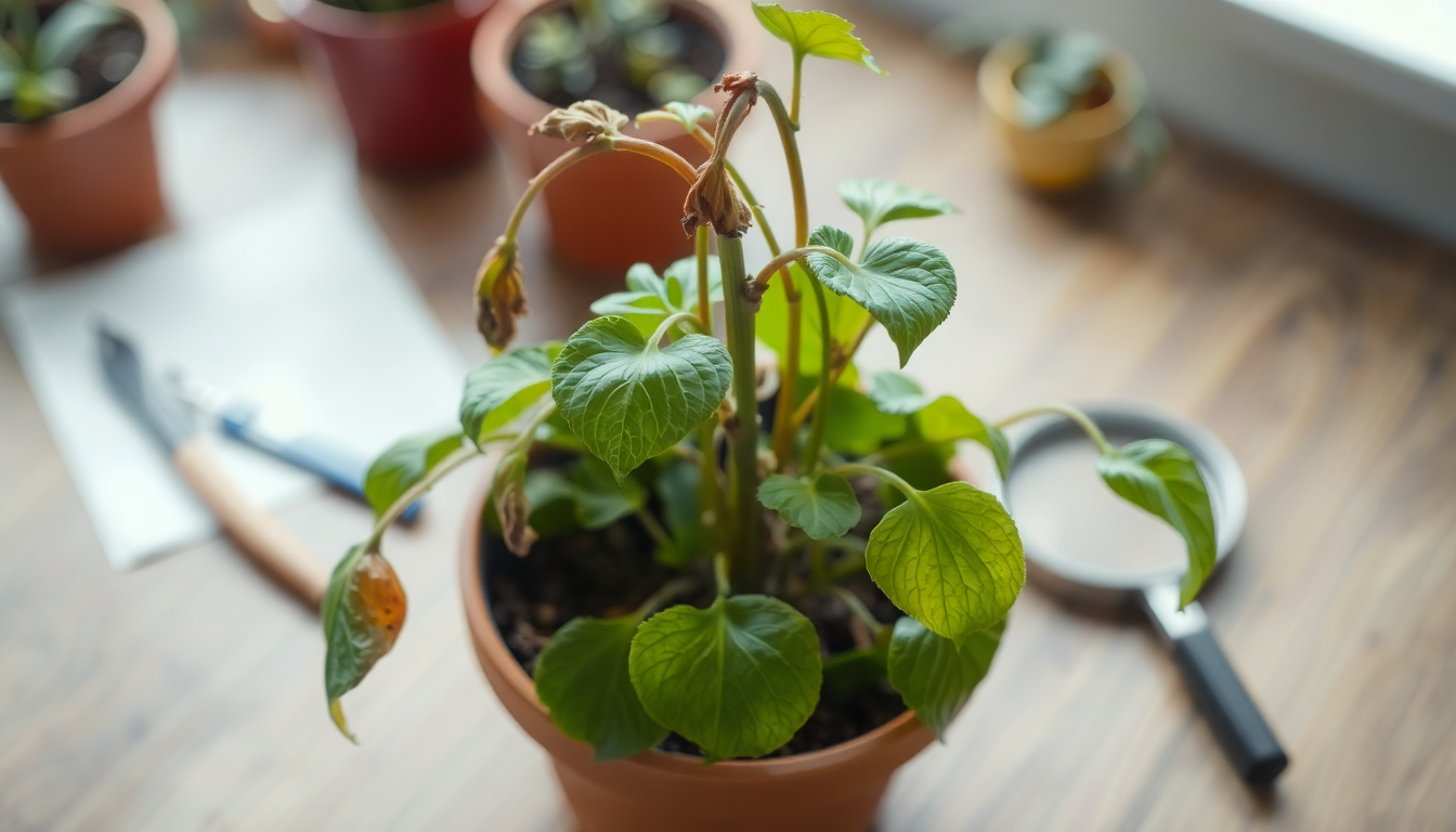 Identifying and Treating Bacterial Wilt in Houseplants